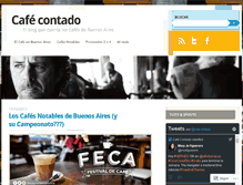 Tablet Screenshot of cafecontado.com